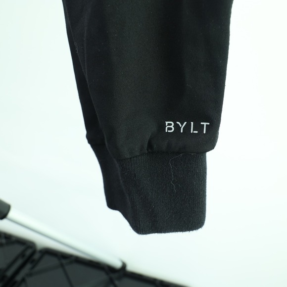 BYLT Elite Jogger Men's Large‎ Black Drawstring Tapered Premium Basics Sweatpant - Picture 6 of 12